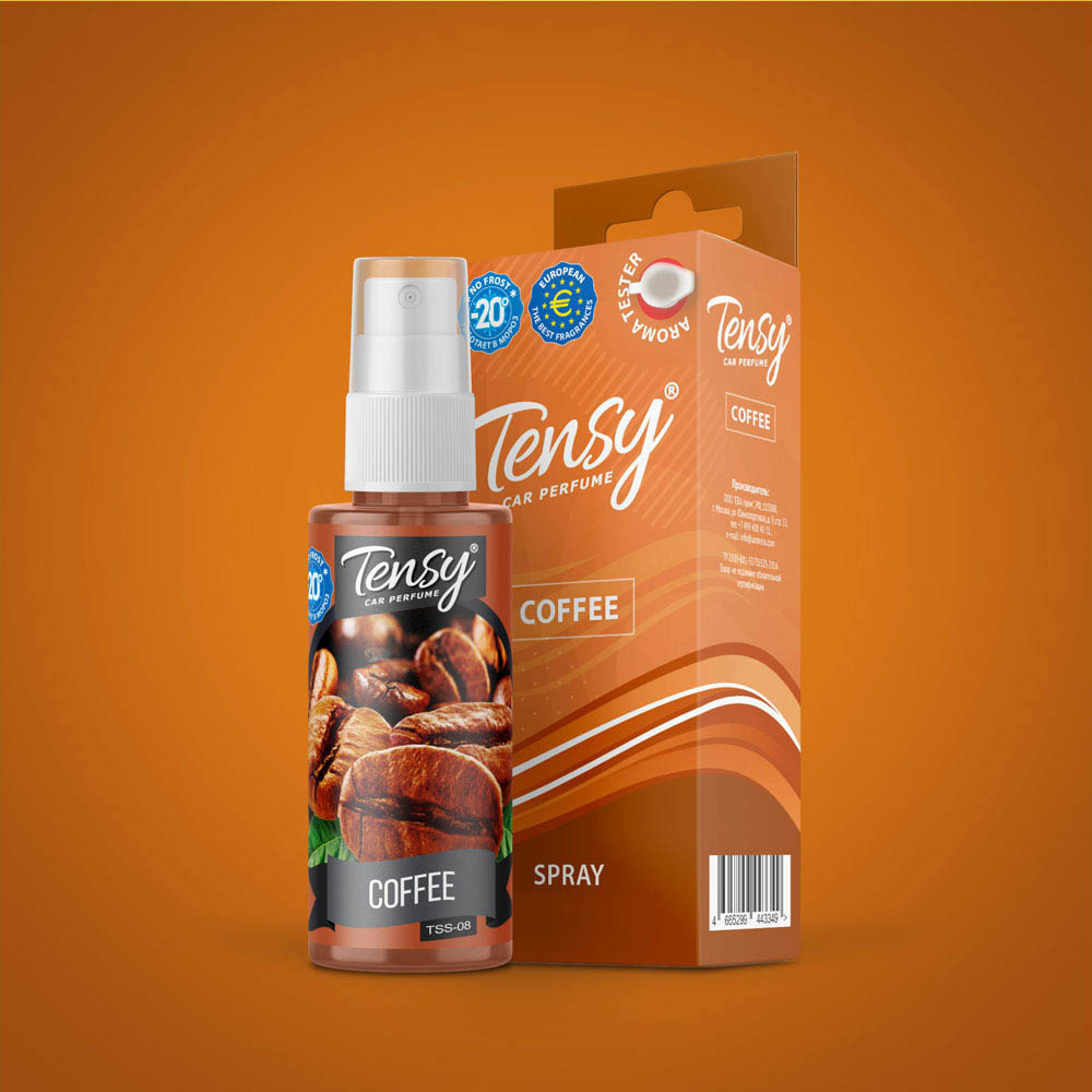 Ароматизатор "Tensy" спрей Кофе (20шт/бл)