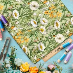 Ткань Ниагара Софт весенние цветы