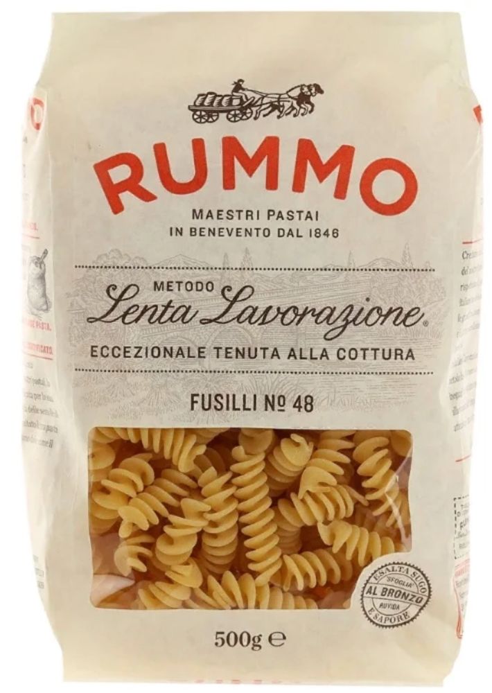 RUMMO Макароны Fusilli №48, 500 г