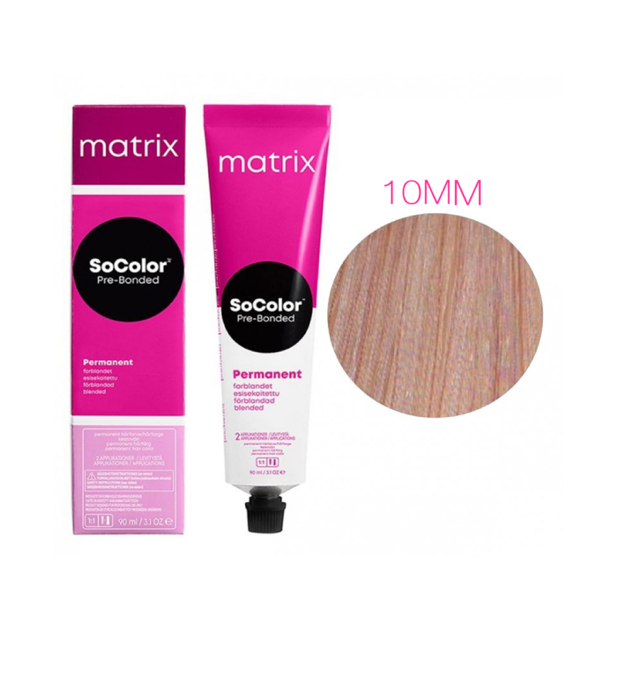 MATRIX Socolor Pre-Bonded стойкая крем-краска для волос 90 мл 10MM очень-очень светлый блондин мокка мокка