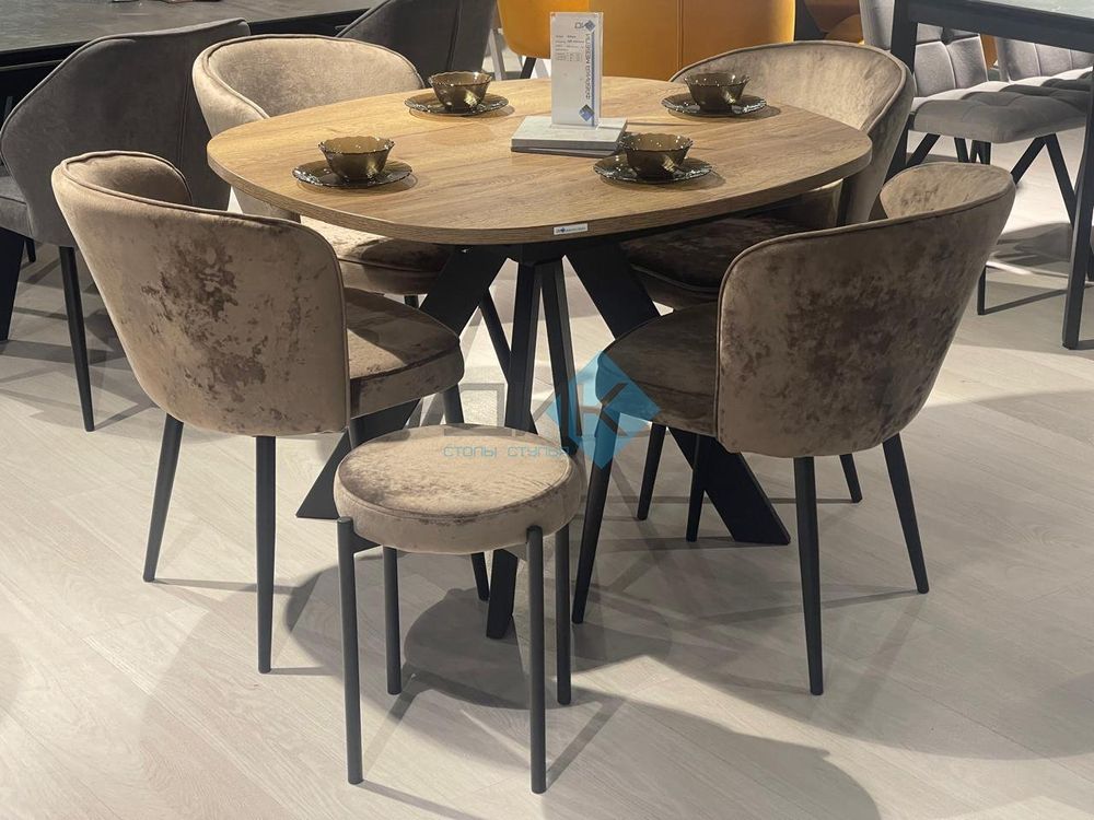 Стол DikLine В110 опоры чёрные