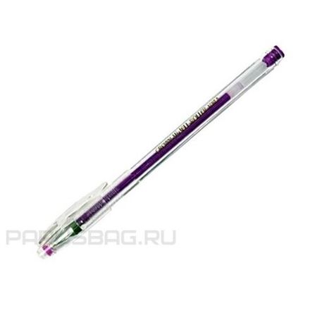 Ручка гелевая Crown фиолетовая, 0.5мм