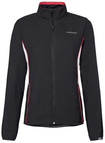 Кофта для девочки теннисная  Head Club Jacket - black
