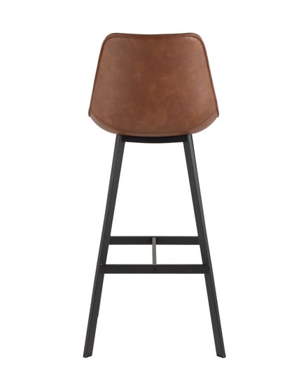 Стул барный TEXAS экокожа коричневый