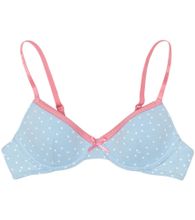 Бюстгальтер голубой в горошек Infinity Kids Lola