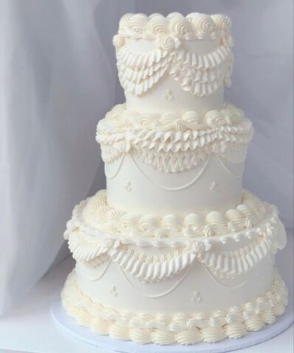 Торт свадебный №414