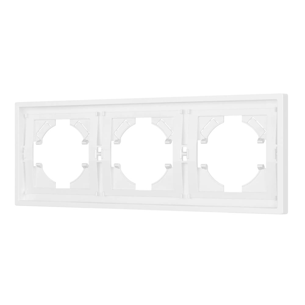 Рамка пластиковая FRM-TENDO-PL-3-WH (Arlight, Белый) 053843