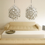 Pendant design lamp  Spiral SP02 by Verpan Panton (Gold)