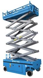 Передвижной телескопический подъемник SKYER PL1245 самоходный