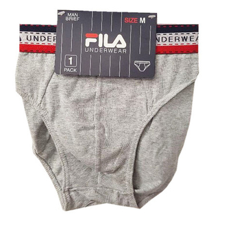 Мужские спортивные боксеры Fila Man Brief 1 pack - серый
