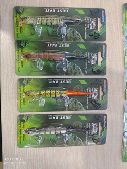 Многосекционный воблер для форели длина 120мм вес 10.9г