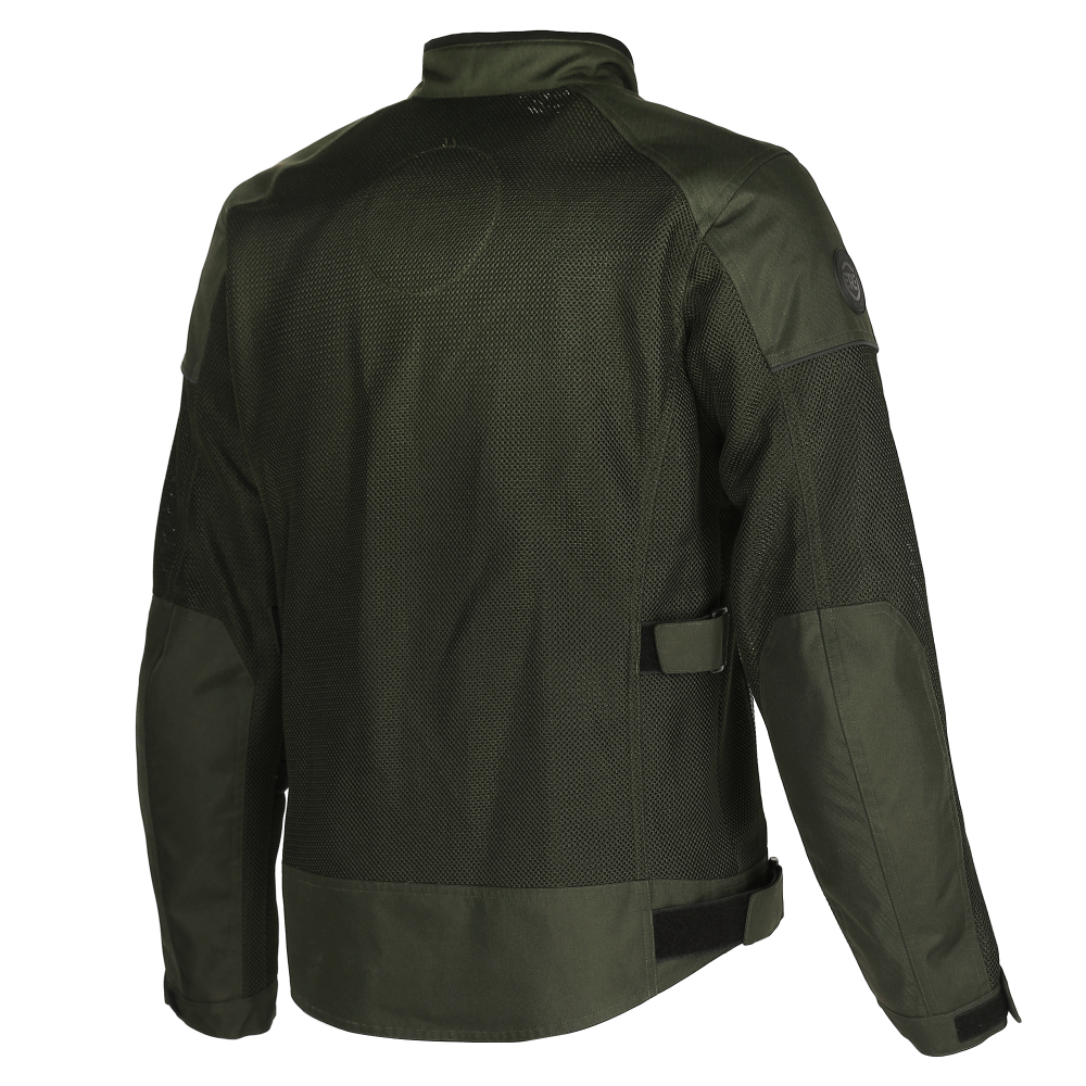 Куртка мужская текстильная Royal Enfield, цвет - оливковый, размер - XL, арт. RRGJKM000040 (JKSS20R02OLIVE)
