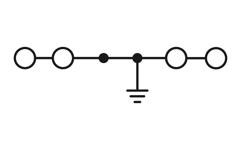 1088736 - PTV 4-QUATTRO-PE - Заземляющая клемма