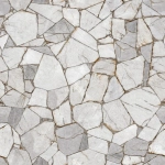 Керамогранит Alma Ceramica GFU04SHR74R Sahara 60x60 белый / серый сахарный под мозаику