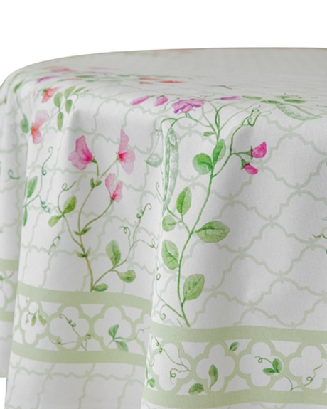 Скатерть овальная 168х250см Mix&Match Home Душистый горошек