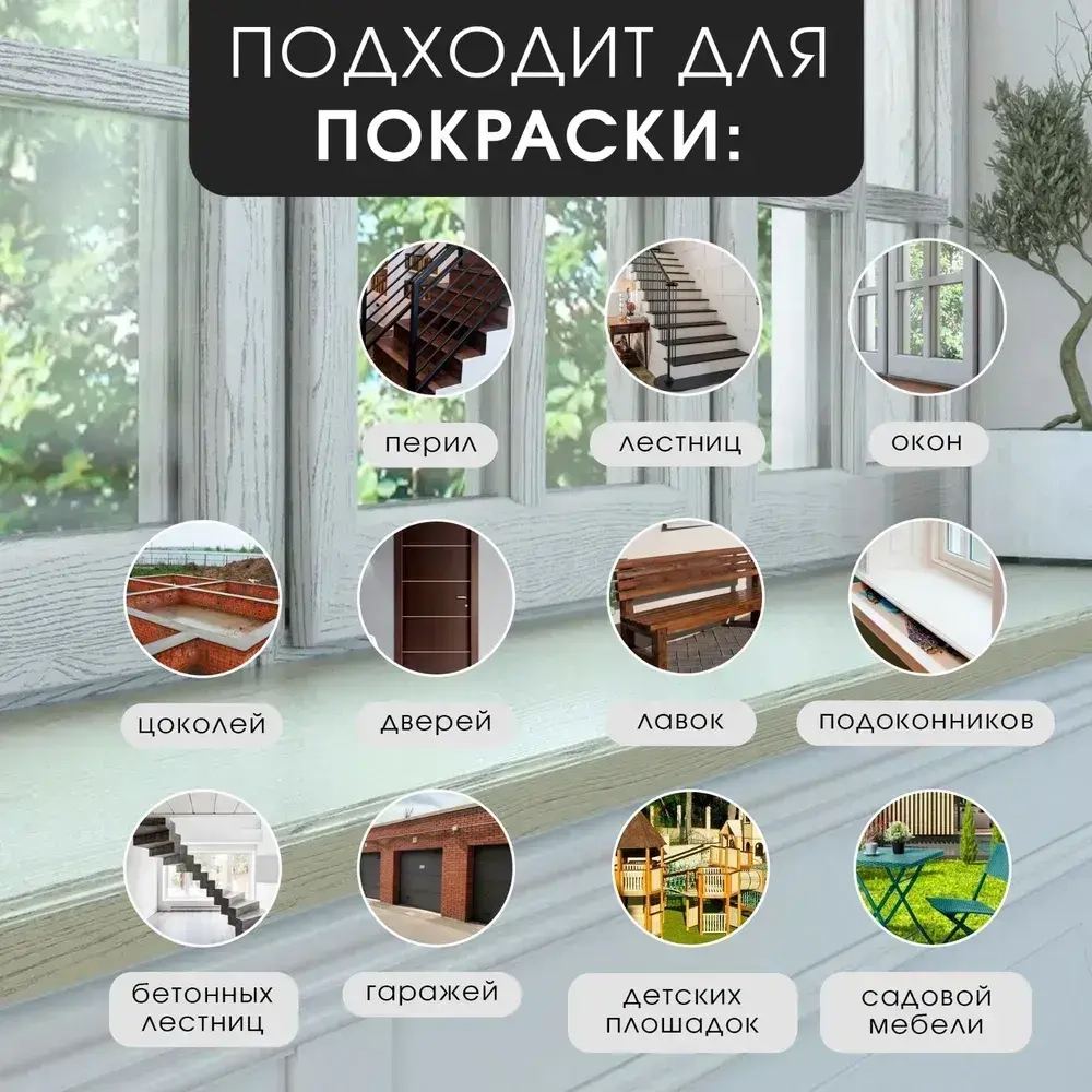 Эмаль ПФ-115 светло-серая 2 кг, глянцевая