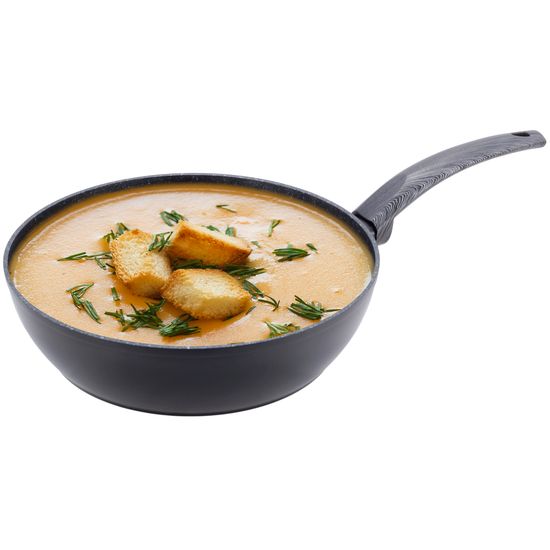 Сотейник 26 см. из кованного алюминия Kamille KM-4135 с мраморным покрытием