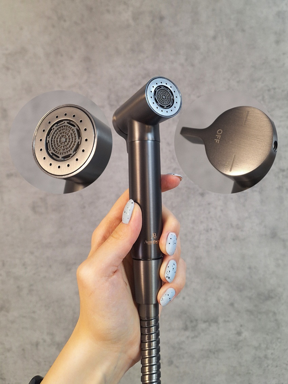 Встраиваемый гигиенический душ AltroBagno Modern 060118 GM