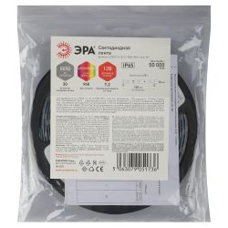 Светодиодная лента ЭРА LS5050 -7,2-30-12-RGB-IP65-1 year-5m RGB 5м | Светодиодные ленты 12В 1 год