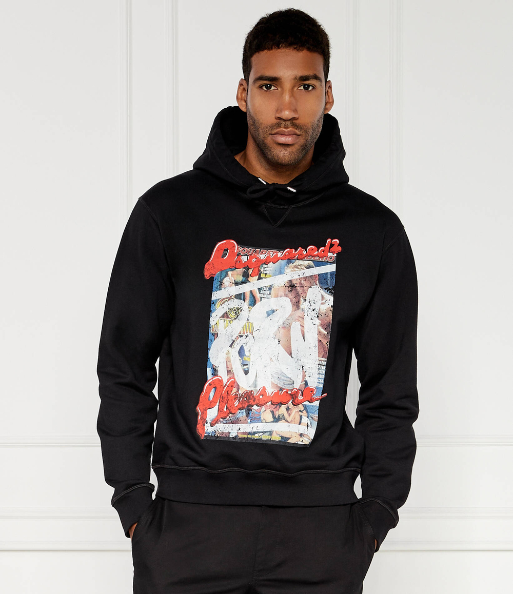 Худи Dsquared2 x Rocco Dsquared2 - черный(S71GU0665 S25551)