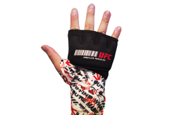 Гелевые бинты UFC Gel Glove Wraps RD/WH, SM