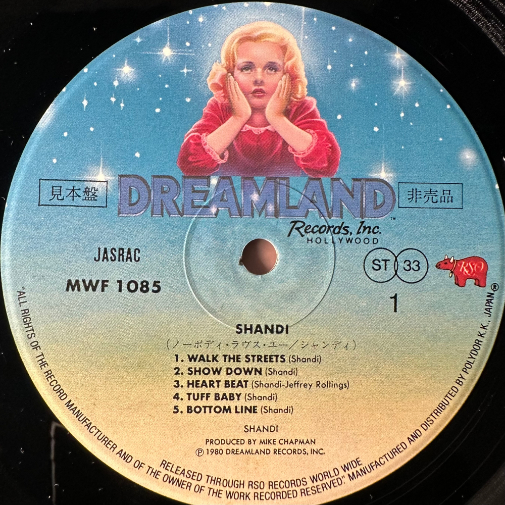 Shandi ‎– Shandi (Япония 1980г.)