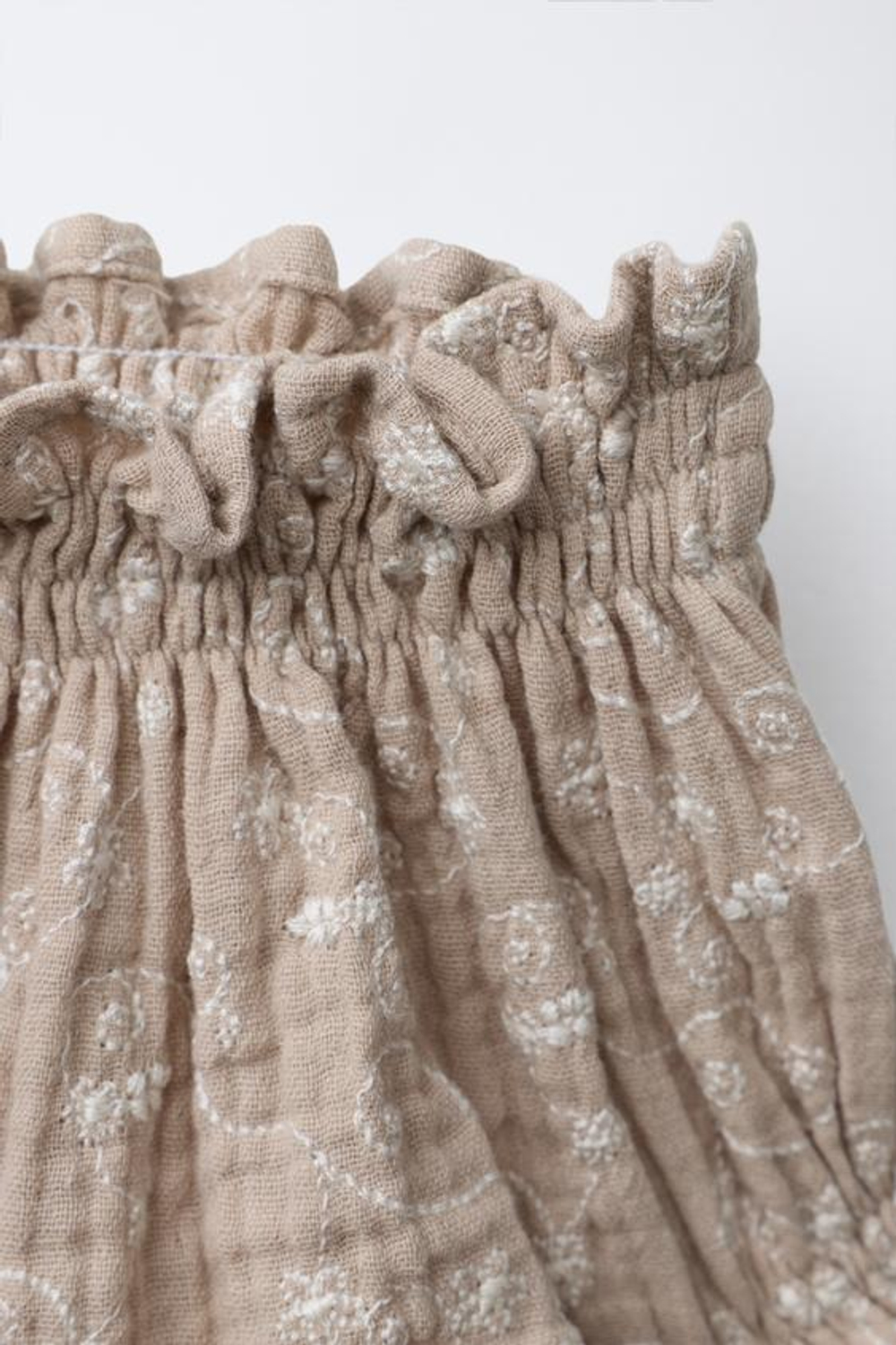 ZARA ТРУСЫ С ЦВЕТОЧНОЙ ВЫШИВКОЙ, НОРКА