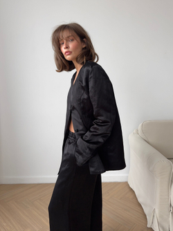 брюки-капри CLEMENT silk