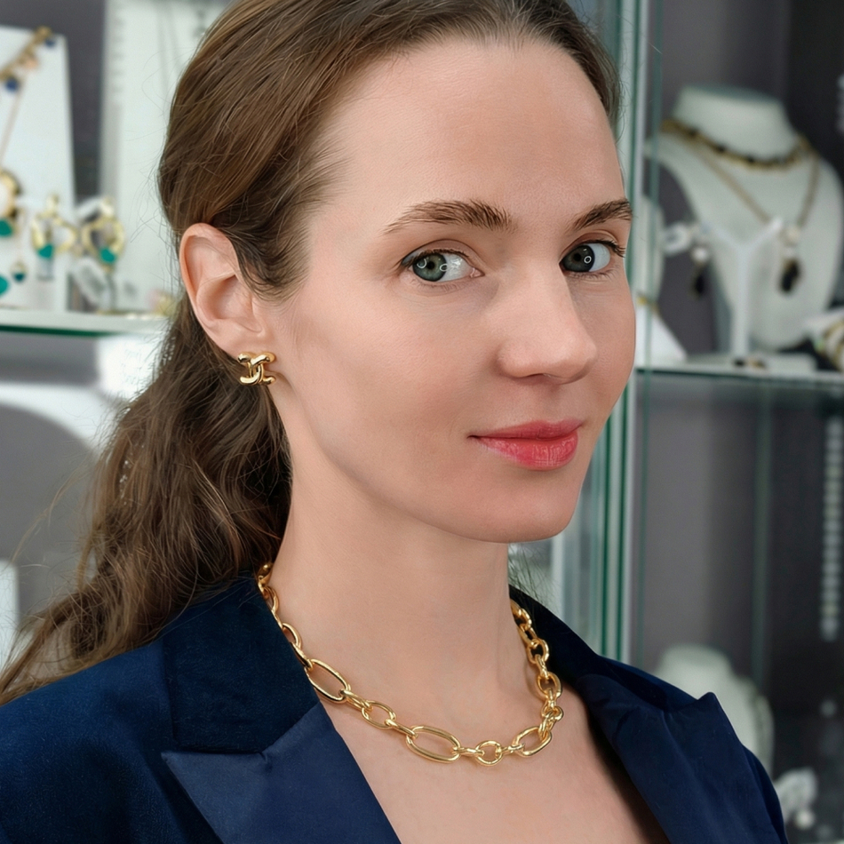 Колье Fiore Luna BCN11396-02 G