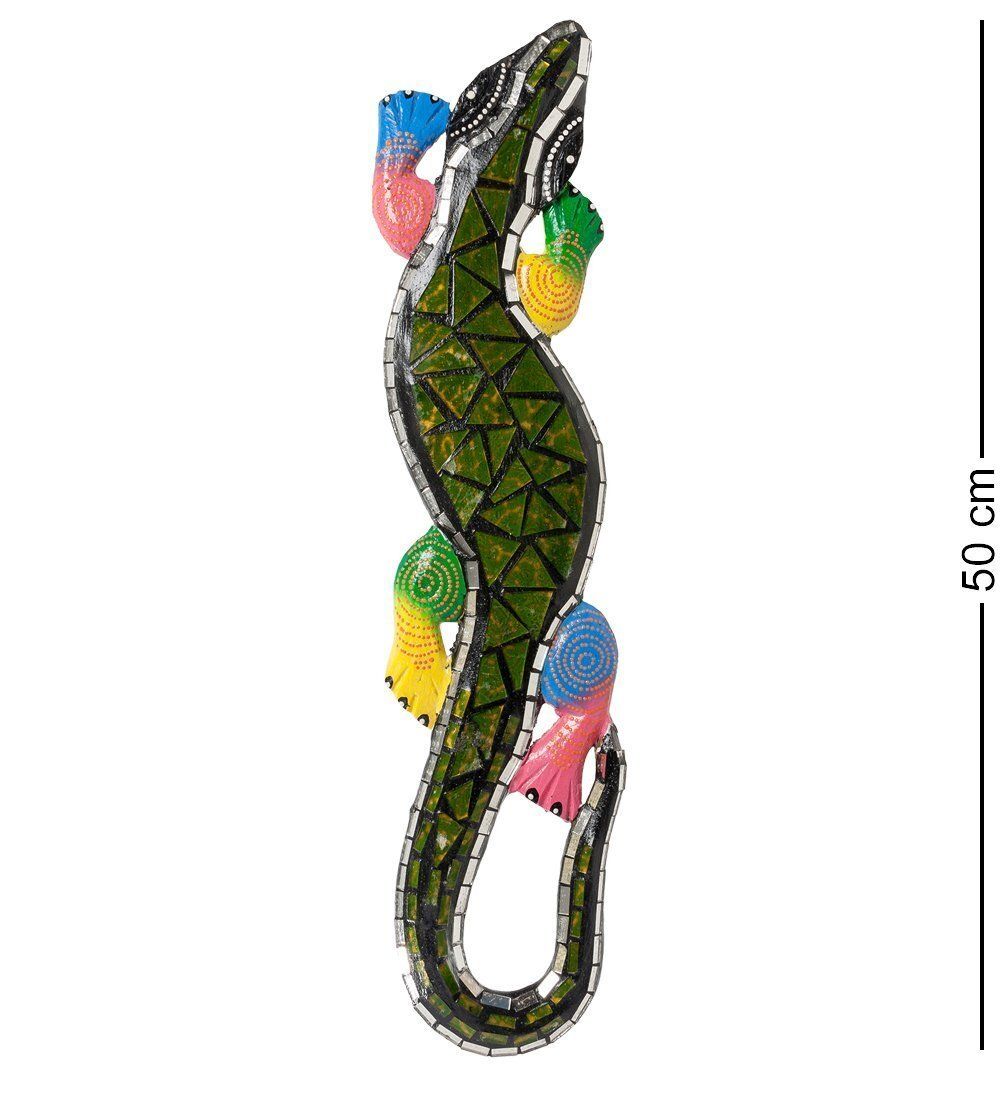 Decor and Gift 46-008 Панно «Геккон» ср. (мозаика+роспись, о.Бали)