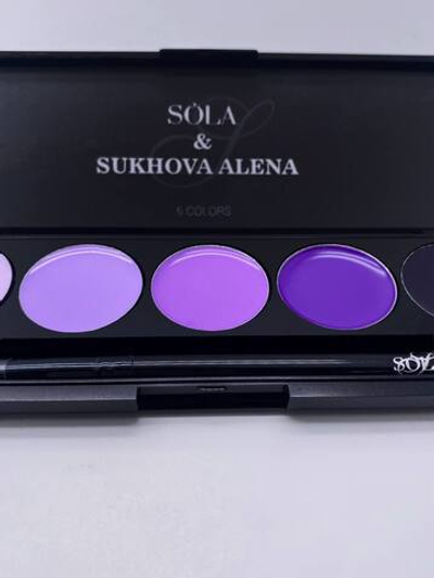 SoLa & Sukhova Alena Гель-лак Palette 19 Gradient Ametist, 5 цветов, 25мл