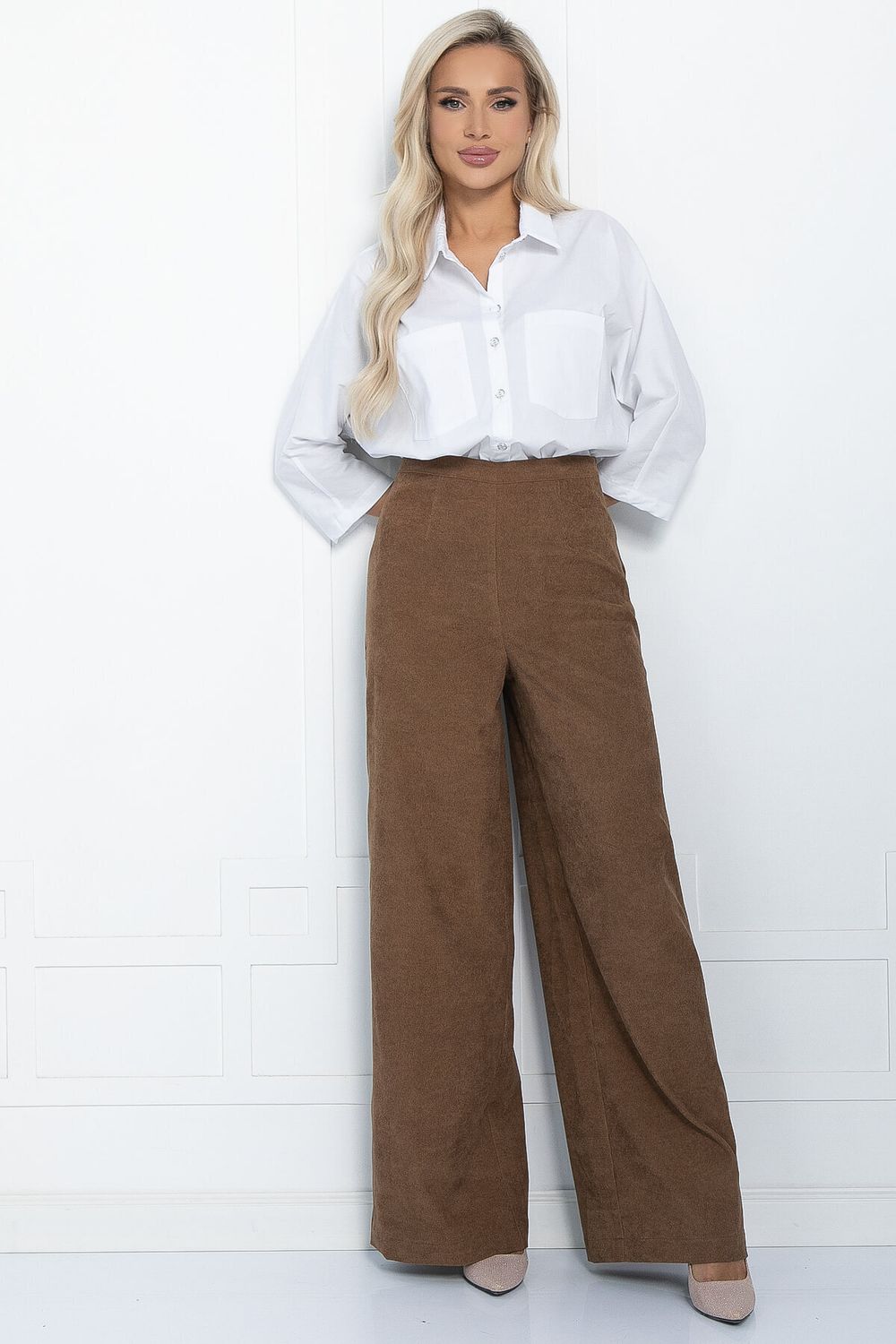 Брюки Жанин (светло-коричневые) Б11390 LT Collection (Акция)