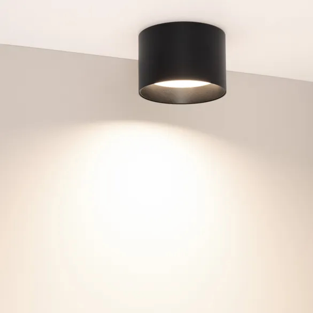 Светильник SP-BISCOTTO-R120-12W Warm3300-MIX (BK, 80 deg, 230V) (Arlight, IP54 Металл, 5 лет) 055010