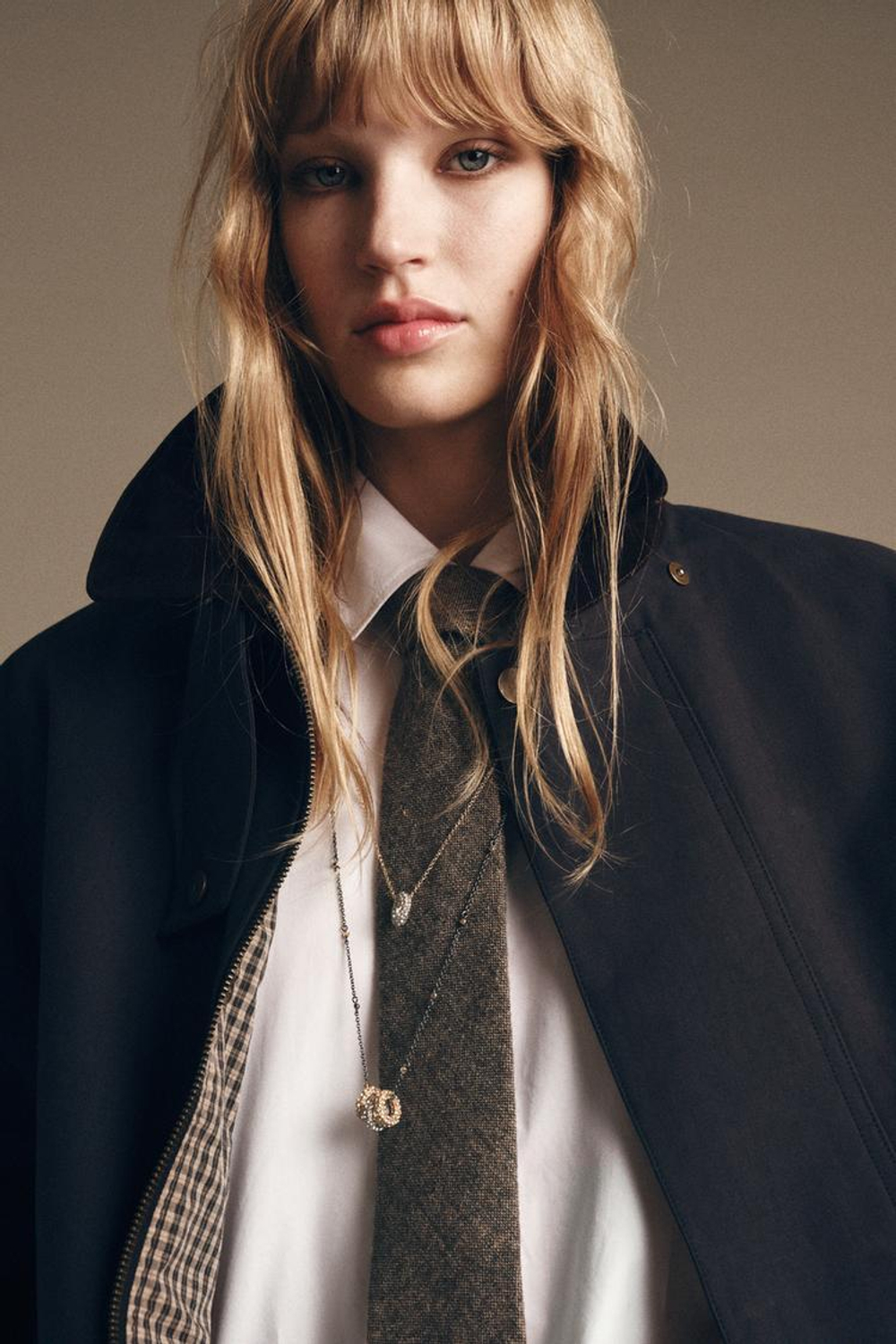 ZARA НАБОР ИЗ 2 КОМБИНИРОВАННЫХ ОЖЕРЕЛИЙ СО СТРАЗАМИ, ЗОЛОТИСТЫЙ