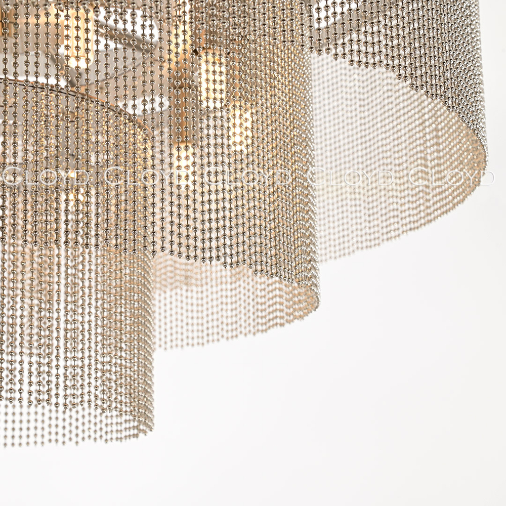 Люстра Cloyd ONASSIS C10 / Ø60 см - никель сатин (арт.11359)