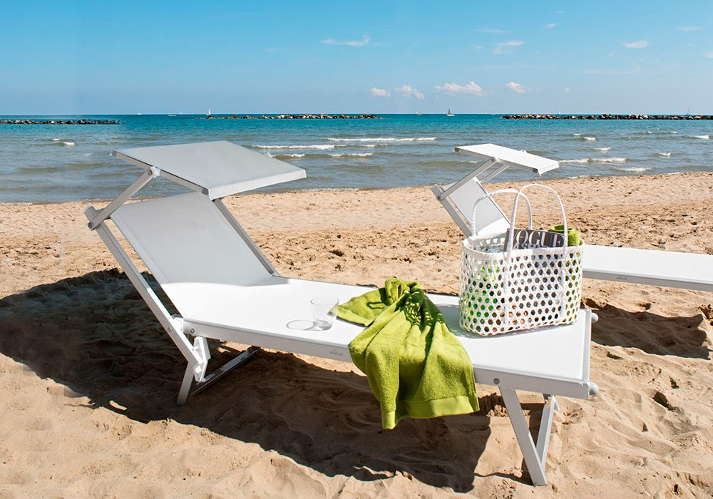 Шезлонг-лежак металлический Magnani Maxi Relax