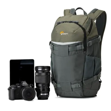 Рюкзак Lowepro Flipside Trek BP 250 AW серый/темно-зеленый для фотооборудования