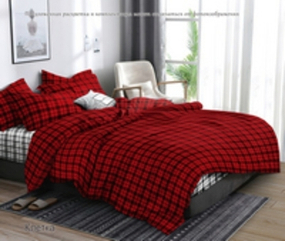 Постельное белье 2,0 полисатин Павлайн Клетка