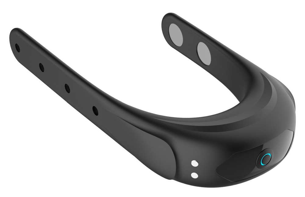 Черное эрекционное виброкольцо на ремешках (Цвет: черный)