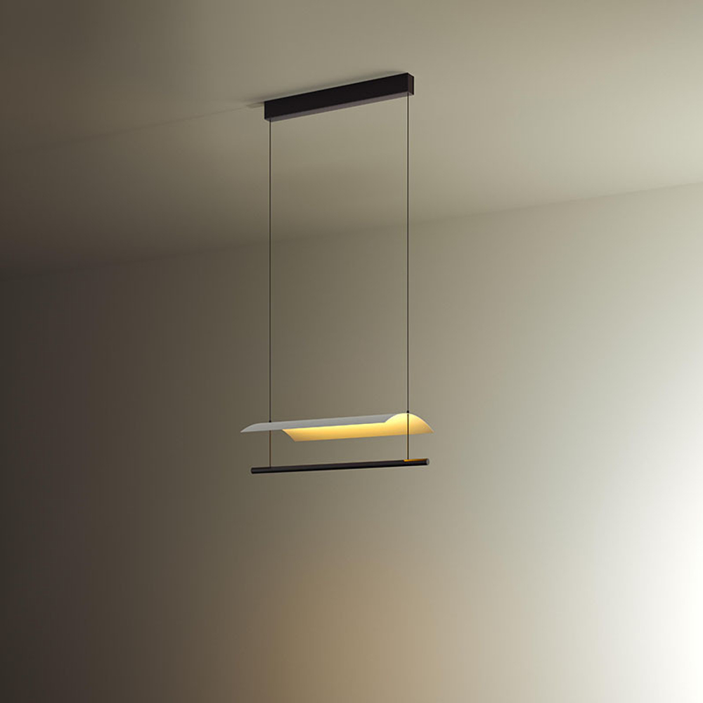 Подвесной дизайнерский светильник Kontur 6438/6436 by Vibia (1 секция)