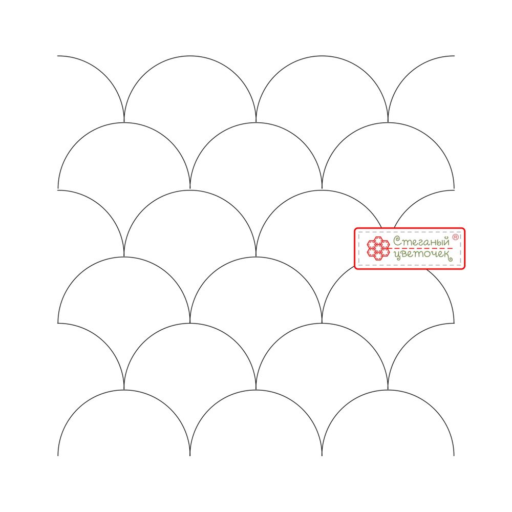 Линейка для стежки №34, 6мм (aрт. Z34)