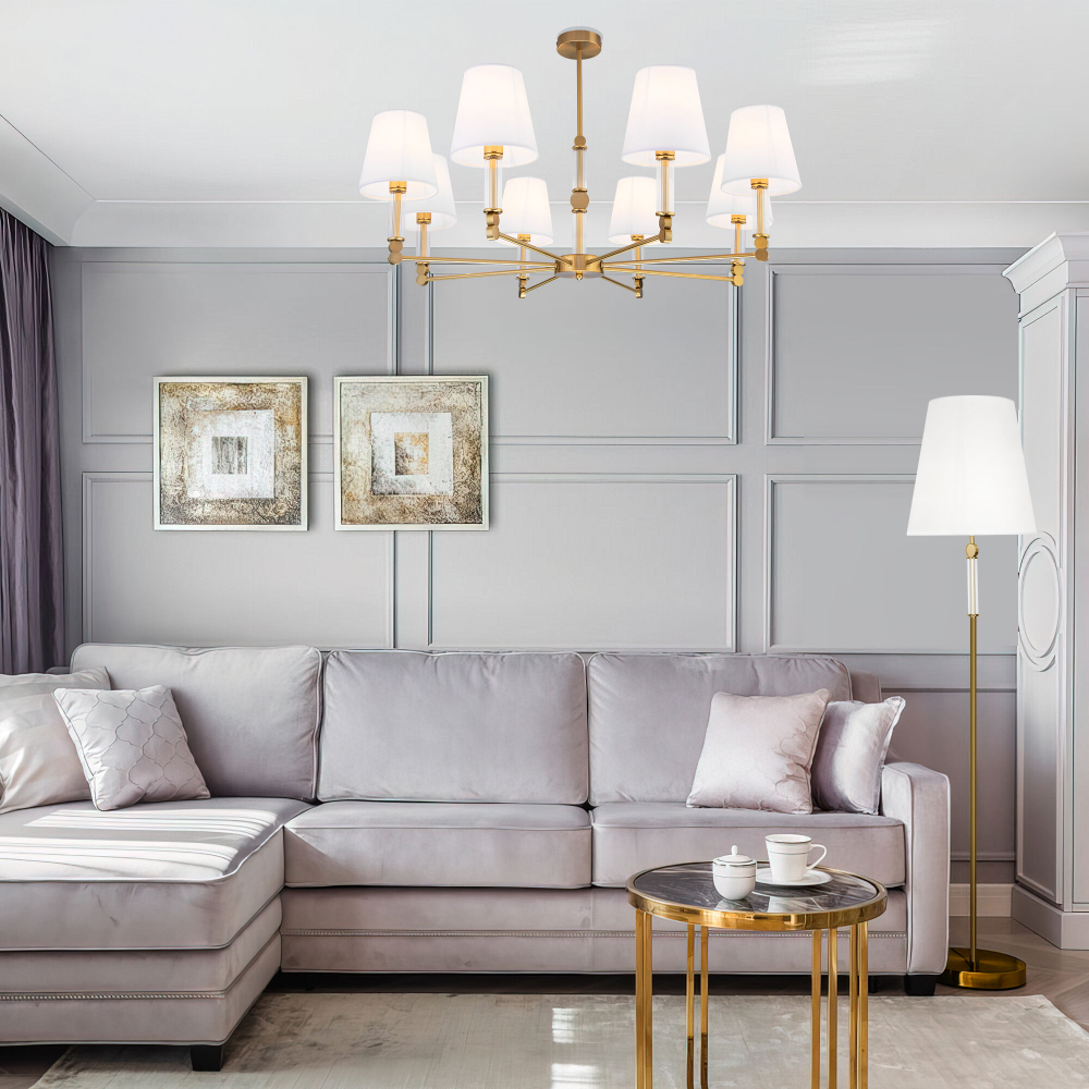 Напольный светильник 01146/1 латунь