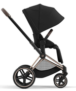 Коляска Cybex Priam IV Rosegold complete Cloud G Stone Grey Plus Base G 3 в 1 Sepia Black