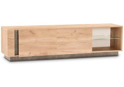 ТВ-тумба Арчи 10.86 дуб золотой craft / камень темный U3705