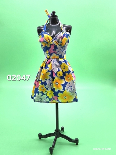 Одежда для куклы Барби винтаж платье 02047