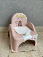 Горшок Стульчик  "Лесная Сказка"  (light pink-розовый)