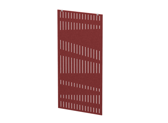 Перегородка с декором "Диаграмма" (фурнитура в комплекте) 100х1,2х200
