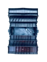 Ящик рыболовный трехполочный для хранения снастей