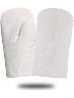 Рукавицы виброзащитные, брезентовые двунитка