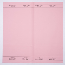 ЛИСТ матовый "Любовь" 57*57см/10шт